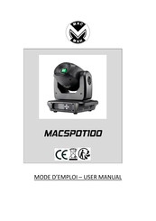 Mac Mah MACSPOT100 User Manual