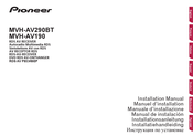 Pioneer MVH-AV190 Installation Manual