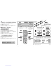 JVC HR-VP453U Quick Start