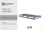 Palram CANOPIA MAJORCA 13x21.5/4x6 How To Assemble