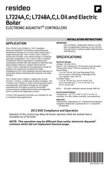 resideo L7224C Installation Instructions Manual