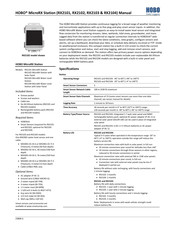 Hobo MicroRX Station RX2103 Manual