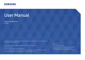 Samsung S24H851QF Series User Manual