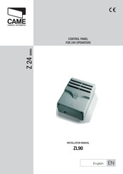 CAME Z 24 Series Installation Manual