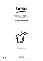 Beko WTV 8636 XCS User Manual