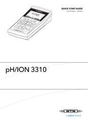 Xylem WTW pH/ION 3310 Quick Start Manual