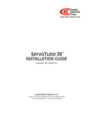 Copley Controls Corp. UM03013/C Installation Manual