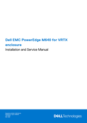 Dell EMC PowerEdge M640 Installation And Service Manual