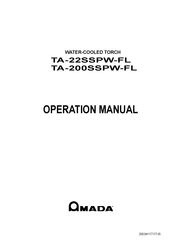 Amada TA-22SSPW-FL Operation Manual