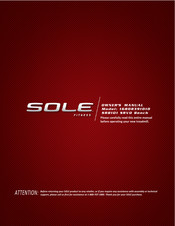 Sole Fitness 16808391010 Owner's Manual