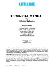 Lifeline GPL-31T-2V Technical Manual