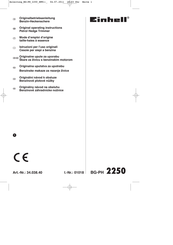 EINHELL 34.038.40 Original Operating Instructions