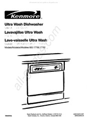 Kenmore Ultra Wash 665.17799 Use & Care Manual