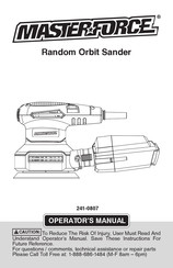 MasterForce 241-0807 Operator's Manual