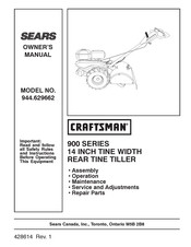 Craftsman Sears 944.629662 Owner's Manual