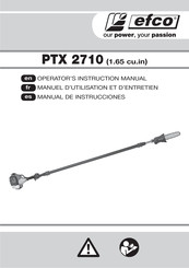 Efco PTX 2710 Operator's Instruction Manual