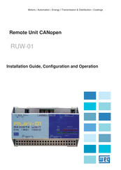 WEG RUW-01 Installation Manual