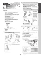 Redwall SIP-404/5 Installation Instructions Manual