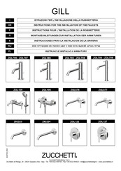 Zucchetti GILL ZGL706 Instruction For The Installation