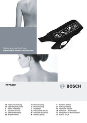 Bosch PFP5230 Operating Instructions Manual