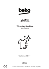 Beko WUYS61236SI-IT User Manual