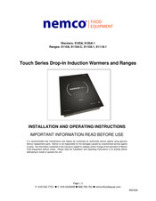 Nemco 9100A Installation And Operating Instructions Manual