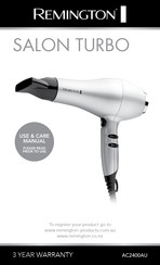Remington SALON TURBO AC2400AU Use & Care Manual
