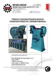 Brobo PG350 Product And Maintenance Manual