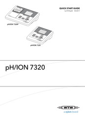 Xylem wtw pH/ION 7320P Quick Start Manual