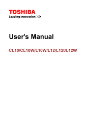 Toshiba CL10W User Manual