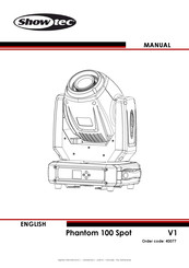 SHOWTEC Phantom 100 Spot Manual