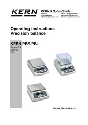 KERN PES 2200-2M Operating Instructions Manual