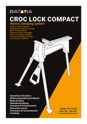 Batavia CROC LOCK COMPACT CROC LOCK COMPACT Operating Instructions Manual