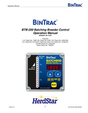 herdstar BinTrac BTB-200 Operation Manual