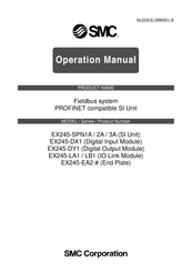 SMC Networks EX245-SPN1A Operation Manual