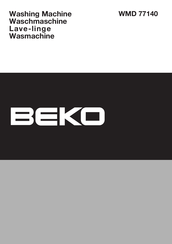 Beko WMD 77140 Manual