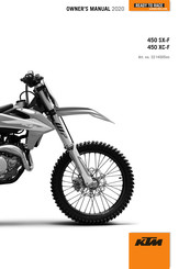 KTM 450 XC-F 2020 Owner's Manual