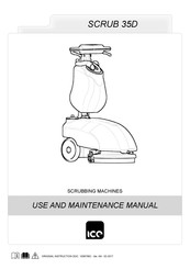Ice SCRUB 35D Use And Maintenance Manual