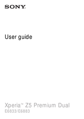 Sony E6883 User Manual