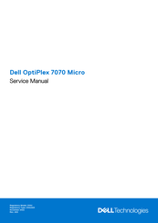 Dell OptiPlex 7070 Micro Service Manual