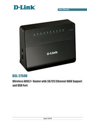 D-Link DSL-2750U User Manual