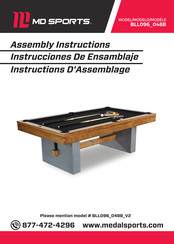 MD SPORTS BLL096 048B Assembly Instructions Manual