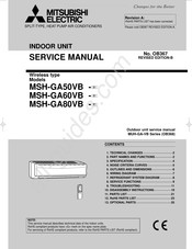 Mitsubishi Electric MSH-GA60VB-E1 Service Manual