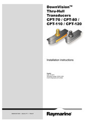 Raymarine DownVision CPT-70 Installation Instructions Manual