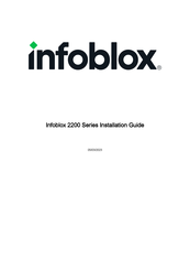 Infoblox 2200 Series Installation Manual