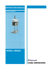 Hatsuyuki HB600A Instruction Manual