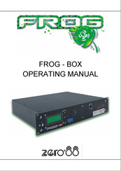 Zero88 Frog Operating Manual