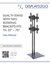 Displays2go DSTAND2BK User Manual