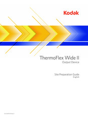 Kodak ThermoFlex Wide II Site Preparation Manual