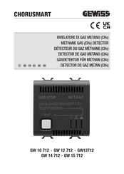 Gewiss CHORUSMART GW13712 Manual